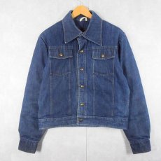 画像1: 70〜80's Eddie Bauer ダウンライナー デニムジャケット (1)