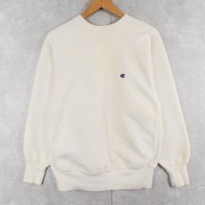 画像1: 90's Champion REVERSE WEAVE USA製 目付きスウェット L (1)