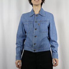 画像2: 70's Levi's USA製 オレンジタブ デニムシャツ M (2)