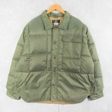 画像1: ORVIS ナイロンキルティングダウンジャケット XL (1)