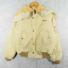 画像2: 80's  "MISAWA 79 JAPAN 83" ラビットフード スーベニアジャケット  (2)