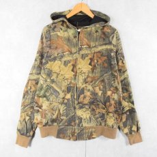 画像1: OUTDOOR OUTFITTER リアルツリーカモ柄 スウェットジップパーカー (1)