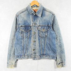 画像2: 70's LEVI'S 70505 BIGE "Cream / Disraeli Gears" ロックバンド ハンドペイント デニムジャケット (2)