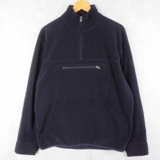 画像1: 90's Ralph Lauren POLO SPORT ハーフジップ フリースジャケット NAVY L (1)