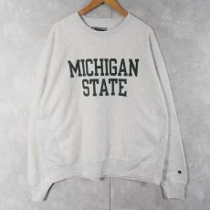 画像1: 2000's Champion REVERSE WEAVE "MICHIGAN STATE" プリントスウェット (1)