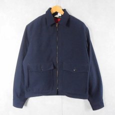 画像1: 70's Lee USA製 キルティングライナー付き ワークジャケット NAVY SIZE40R (1)