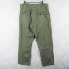 画像2: 60's〜 U.S.ARMY ベイカーパンツ W36 (2)