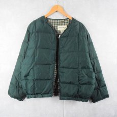 画像1: 90's Eddie Bauer 中綿入り キルティングライナージャケット M (1)