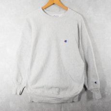 画像1: 90's Champion REVERSE WEAVE USA製 目付きスウェット XL (1)