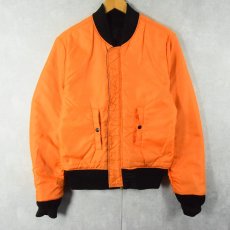 画像2: 民間品 ALPHA INDUSTRIES,INC. MA-1 フライトジャケット (2)