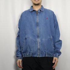 画像2: 90's POLO Ralph Lauren USA製 デニムスイングトップ XL (2)