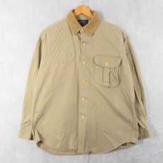 画像1: 80〜90's POLO COUNTRY Ralph Lauren USA製 コットンハンティングシャツ M (1)