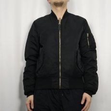 画像3: 民間品 ALPHA INDUSTRIES,INC. MA-1 フライトジャケット (3)