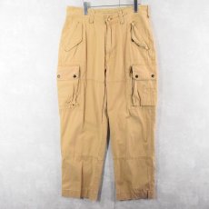 画像1: POLO Ralph Lauren コットンカーゴパンツ W34 (1)