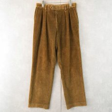 画像2: 80〜90's L.L.Bean USA製 2タック コーデュロイパンツ W31 (2)