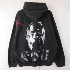 画像2: Travis Scott ASTRO WORLD "Wish You Were Here" ヒップホップツアースウェットフーディー BLACK L (2)