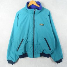 画像1: 80's L.L.Bean USA製 "Warm-up Jacket" フリースライナー シェルドジャケット L (1)