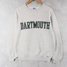 画像1: 90's RUSSELL ATHLETIC USA製 "DARTMOUTH" プリントスウェット M (1)