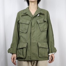 画像3: 60's U.S.ARMY ジャングルファティーグジャケット 4th SMALL-SHORT (3)