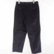 画像3: 90's MARKS & SPENCER CANADA製 コーデュロイパンツ NAVY W32 (3)