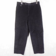 画像2: 90's MARKS & SPENCER CANADA製 コーデュロイパンツ NAVY W32 (2)