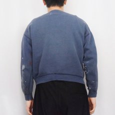 画像3: 60's RUSSELL ATHLETIC USA製 前V 無地スウェット NAVY M (3)