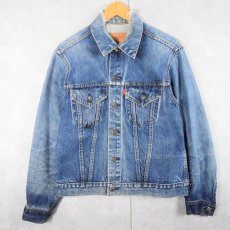 画像1: 70's Levi's 70505-0217 USA製 デニムジャケット SIZE42 (1)