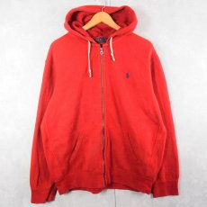 画像1: POLO Ralph Lauren スウェットジップパーカー XL (1)