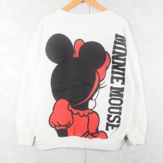 画像2: 80's Disney USA製 "MINNIE MOUSE" キャラクタープリントスウェット L (2)