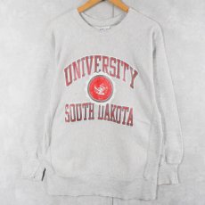 画像1: 90's Champion REVERSE WEAVE USA製 "UNIVERSITY SOUTH DAKOTA" プリントスウェット XL (1)