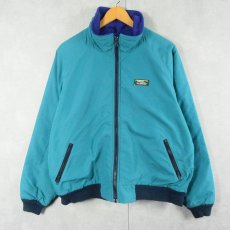 画像1: 80's L.L.Bean USA製 "Warm-up Jacket" フリースライナー シェルドジャケット XL (1)