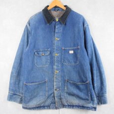 画像1: 60's Sears WORK WEAR ブランケット付き デニムカバーオール  (1)