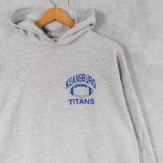 画像2: 90's TULTEX USA製 "KEANSBURG TITANS" バックプリントスウェットフーディー XL (2)