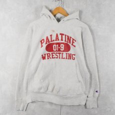 画像1: Champion REVERSE WEAVE "PALATINE WRESTLING" プリントスウェットフーディー L (1)