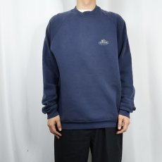 画像2: 90's FRUIT OF THE LOOM ロゴプリントスウェット NAVY XL (2)