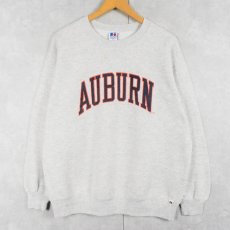 画像1: 90's RUSSELL ATHLETIC USA製 "AUBURN" プリントスウェット XL (1)