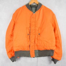 画像4: 民間品 ALPHA INDUSTRIES "MA-1 TYPE" フライトジャケット XL (4)