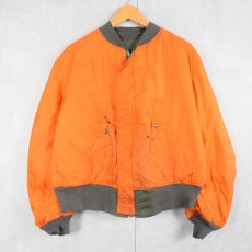 画像2: 民間品 ALPHA INDUSTRIES "MA-1 TYPE" フライトジャケット L (2)