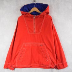 画像2: 90's GAP パッチ付き コットンアノラックパーカー S (2)