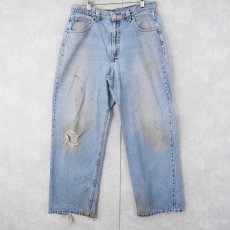 画像3: 90's Levi's L2 "BAGGY FIT" デニムパンツ W35 (3)