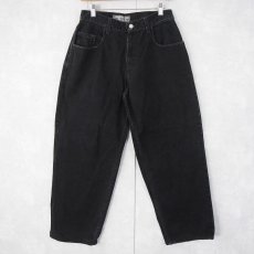 画像2: 90〜2000's Levi's SILVER TAB ブラックデニムパンツ W30 (2)