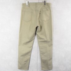 画像2: 60〜70's LEVI'S BIGE "STA-PREST" PANTS W36 (2)