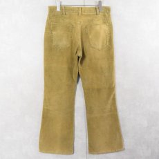 画像2: 70's LEVI'S BIGE 646 コーデュロイ フレアパンツ W36 (2)