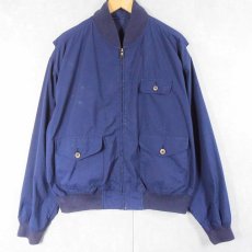 画像2: 90's POLO Ralph Lauren ナイロンボンバージャケット NAVY L (2)