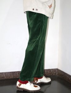 画像1: POLO Ralph Lauren "FINE TAILORING" 太畝コーデュロイパンツ GREEN W32 (1)