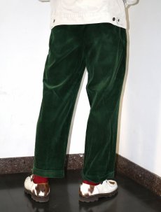 画像3: POLO Ralph Lauren "FINE TAILORING" 太畝コーデュロイパンツ GREEN W32 (3)