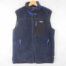 画像1: 2021AW patagonia クラシック レトロX ベスト NAVY L (1)