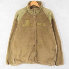 画像1: U.S.MILITARY ECWCS GEN3 Cold Weather コヨーテフリースジャケット LARGE-REGULAR (1)