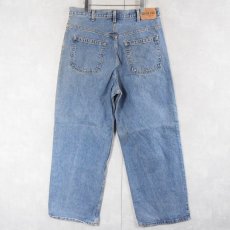 画像2: 90's〜 GAP BLUE JEANS "super wide" デニムパンツ W35 (2)