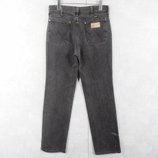 画像2: 90's Wrangler 936WBK USA製 ブラックデニムパンツ W30 (2)